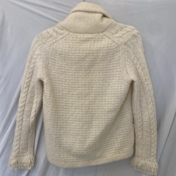 Madewell cream grandpa cardigan zip up size XS - Picture 5 of 8